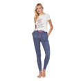 thumbnail image 1 of No Boundaries Women's Pajama 2-Piece Set, 1 of 6
