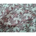 thumbnail image 4 of oneOone Silk Tabby Fabric Leaves & Floral Block Printed Craft Fabric BTY 42 Inch Wide, 4 of 4