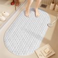 thumbnail image 3 of HCBY Special Suction Cup Floor Mat No Slip Bath Shower Room Mat Massage Foot Mat Machine Washable for Bathroom Tub Shower Floor (White 27.1"x15.3"), 3 of 6
