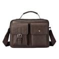 thumbnail image 2 of Fwttom Textured Leather Shoulder Crossbody Bag Adjustable Strap Lightweight Spacious Handbag for Travel Work Daily Necessary, 2 of 6