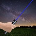 thumbnail image 2 of Green Lasers Flashlight Pointer High Power Rechargeable Pen Long Range Beam Spot 18650 Battery Star Cap Flashlight, 2 of 7