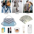 thumbnail image 4 of Medium Compartment Satchel Crossbody Bag Purse Handbag, 4 of 5