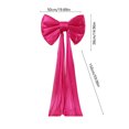 thumbnail image 3 of TopLLC Home Decor, Room Decor, Wall Decor 20in Big Bows Decorations For Party Decorations Wedding Decorations Wall Decor Baby Shower Christmas Tree Bows Birthday Decorations Polyester Bows, 3 of 6