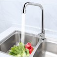 thumbnail image 2 of Water Faucet, Alloy Basin Taps Thicken Handle Anti Pollution Leakproof  For Sink For Kitchen For Wash Basin, 2 of 8
