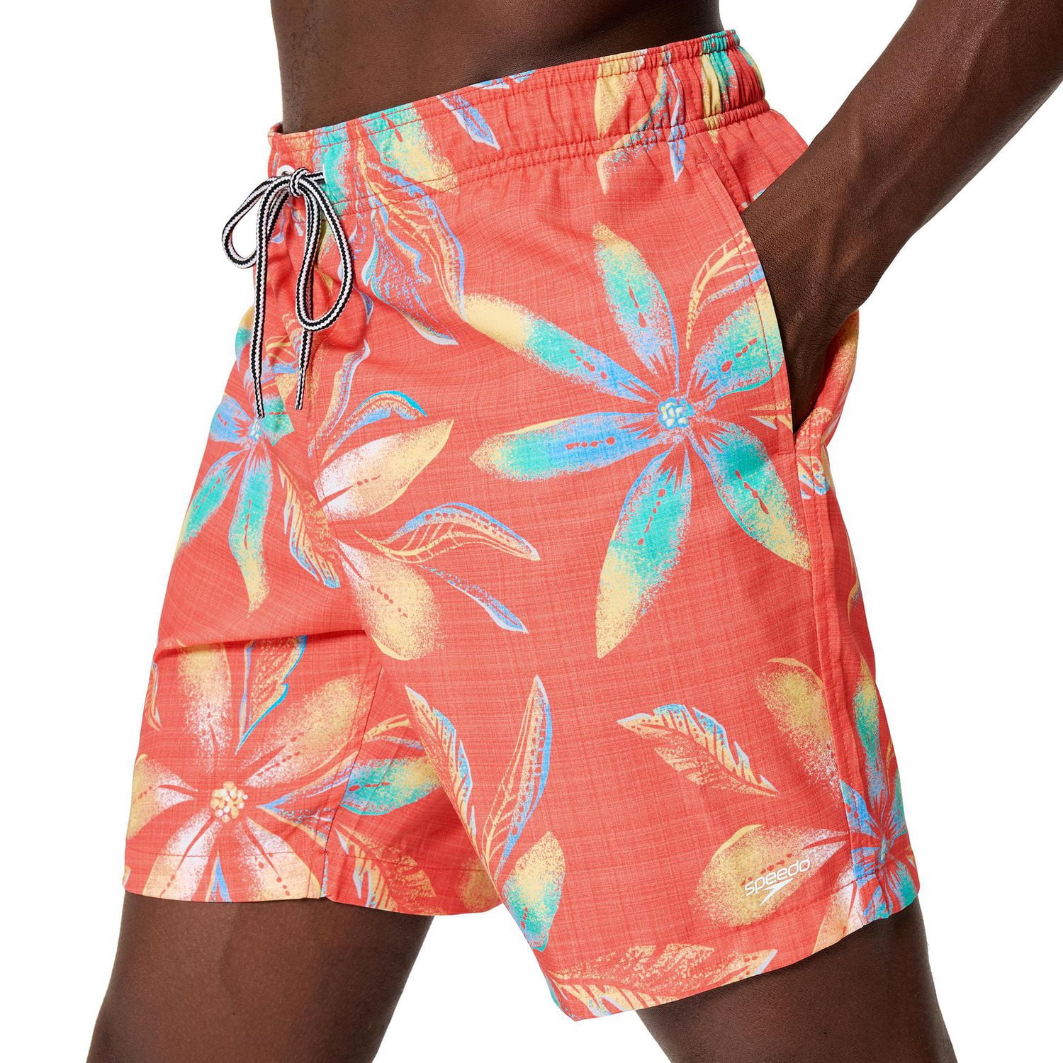Short de bain 18 po avec imprimé « Aero Sol Floral » Speedo pour hommes