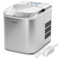 thumbnail image 1 of Costway Portable en Acier Inoxydable Machine à Glaçons Comptoir 26LBS/24H Écran LCD W / Scoop, 1 of 10