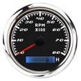 thumbnail image 1 of 6000 RPM Tachometer Gauge With Red Backlight 3K 4K 7K 8K RPM Digital Tacho Meter Sensor 85mm stainless steel 316 bezel Gauges ,Easy to Calibrate, 1 of 7