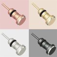 thumbnail image 3 of Universal Aluminium Alloy 3.5mm Audio Earphone Dust Plug Phone Dustproof Cap Stopper Sim Card Tray Eject Pin Workhe, 3 of 9