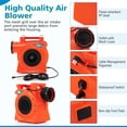 thumbnail image 4 of Costway Souffleur d'Air 2 HP/1500 W Gonflable Commercial à Ressort pour Glissade d'Eau, 4 of 9