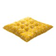 thumbnail image 4 of Wweixi Cushion Pad For Square Chair - Soft And Comfortable Wide Range Of Uses Square Chair Cushion Yellow Checkerboard 5Set, 4 of 6
