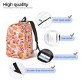 thumbnail image 3 of Easygdp Funny Food for Durable Canvas Laptop Backpack - Adjustable Shoulder Strap, Large Capacity, Fits 15-17in Laptops, for School, Work, Travel-Small, 3 of 5
