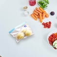 thumbnail image 3 of Sacs pour Scelleuse sous Vide pour Aliments, Sacs de Rangement Réutilisables pour Marinades, Conception à Double Fermeture Éclair Étanche, Sacs Transparents de Qualité Alimentaire pour Congélateur, Compatibles Micro-Ondes, Cuisine et Voyage, 3 of 7