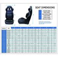 thumbnail image 2 of NRG Innovations FRP-311 Race Style Bolster/Lumbar Bucket Seat (Medium), 2 of 8