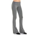 thumbnail image 1 of Innerwin Bottoms Solid Color Ladies Yoga Pants Workout Elastic Waist Plain Trousers Gray S, 1 of 6