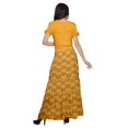 thumbnail image 4 of Moomaya Printed Rayon Cold Shoulder Crop Top And Skirt Ethnic Set For Women, 4 of 6
