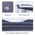 thumbnail image 4 of Stretch Dining Chair Seat Covers for Dining Room Removable Anti-Dust Chair Seat Protector Slipcovers, 4 of 6