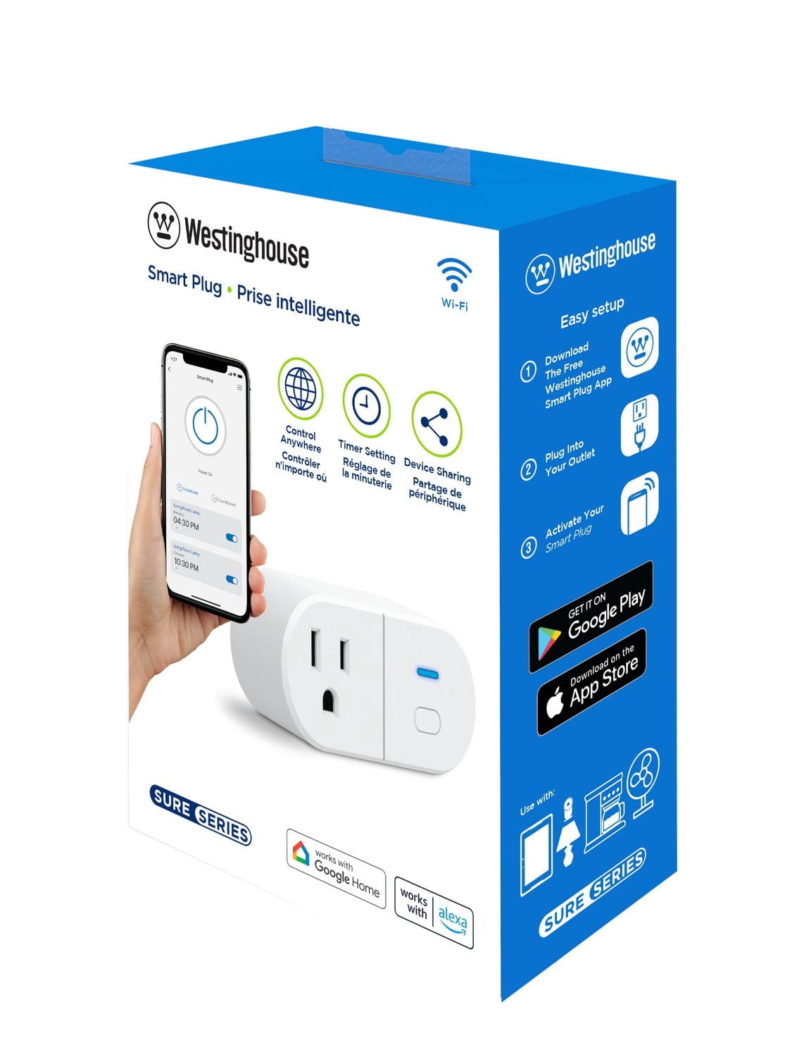 Prise intelligente WiFi Westinghouse