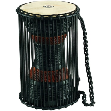 Meinl Tambour Parlant Africain avec Coque en Bois d'Acajou et Batteur en Bois-Non Fabriqué en Chine-Têtes de Peau de Chèvre de Taille Moyenne, Garantie de 2 Ans, (ATD-M)