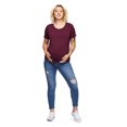 thumbnail image 2 of Paisley Sky Maternity Short Sleeve Tunic Tee, 2 of 6