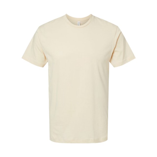 T-shirt en Jersey Fin, m, Naturel