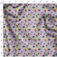 thumbnail image 4 of Soimoi Gray Moss Georgette Fabric Circle & Triangle Geometric Print Fabric by the Yard 42 Inch Wide, 4 of 5