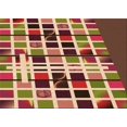 thumbnail image 1 of Ahgly Tapis Rectangulaire Intérieur Lavable en Machine Rouge Brique, 3 Pieds x 5 Pieds, 1 of 7