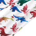 thumbnail image 5 of Tenue d'Intérieur Imprimé Dinosaure Parent-Enfant Col à Manches Longues Ensemble Robe Parents et Enfants, 5 of 5