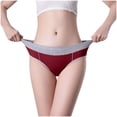 thumbnail image 4 of RKSTN 4Pc Womens Boxer Briefs High Waist Full Coverage Briefs Soft Breathable Postpartum Panties Patchwork Color Stretch Underpants, 4 of 9