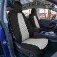 thumbnail image 4 of FH Group Waterproof Neoprene Custom Fit Car Seat Covers for 2020-2024 Tesla Model Y, Gray, 4 of 10