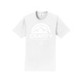 thumbnail image 1 of Gravity Outdoor Co. T-Shirt à Manches Courtes - Blanc - Logo Blanc - Petit, 1 of 1