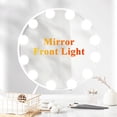 thumbnail image 4 of yeacher 6-Pack USB Vanity Mirror Lights with 3-Color Dimmable LED Bulbs, 2000mm Cord, 3000K-6500K Adjustable Lighting for Makeup, 45mm Bulbs, Water-Resistant Design, 4 of 6