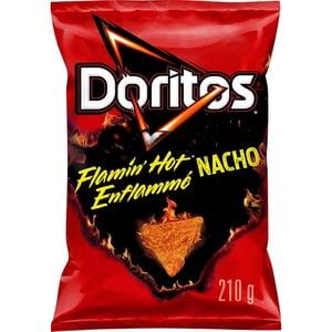 Doritos Flamin’ Hot* Nacho flavoured Tortilla Chips