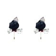 thumbnail image 4 of Youkk Cloth Chic And Stylish Brooch Pin Fashion Statement With Exquisite Piece Modern Minimalist Corsage black 2Set, 4 of 6