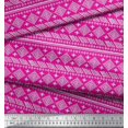 thumbnail image 2 of Soimoi Cotton Poplin Fabric Aztec African Decor Fabric Printed Yard 56 Inch Wide, 2 of 3
