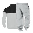 thumbnail image 4 of Mens Long Sleeve, Casual Tracksuit with Hood and Elastic Waist, 4 of 8