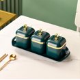 thumbnail image 1 of LSLJS Spice Container Nordic Ceramic Sealed Vinegar Oil Pot with Lid Seasoning Bottle Household Spice Jar Set Used for Kitchen Sugar Ingredients, Seasoning Jar, 1 of 8