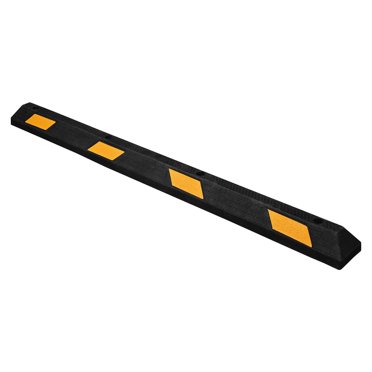 Yescom Bloc de Stationnement en Caoutchouc de 71 Pouces pour Voiture VR Remorque Roue Butée de Pneu Garage Entrée