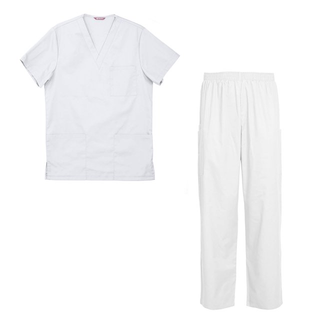Women's Scrubs Set Scrub Top and Pants Scrubs Set