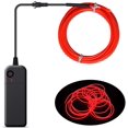 thumbnail image 1 of Wire Neon Light Cord EL Cable Neon Wire For Halloween Christmas Parties And Party Lighting (Red, 5m), 1 of 7
