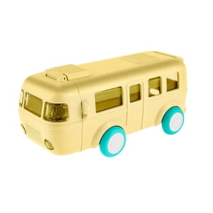 Rbaofujie Reusable Water Bottles Baby Bus Water Cup Car for Students To School Car Straw Water Bottles Thermos Water Bottle