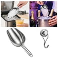 thumbnail image 2 of Thickened Stainless Steel Ice Shovel With Strong Hook For Ice Crusher Ice Machine Ice Shovel Ice 1pc, 2 of 4