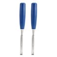 thumbnail image 2 of Wood Chisel, Comfortable Grip Wood Carving Chisel With Blue ABS Handle For Woodworking Slotting Chisel For Woodworking Flat Chisel 1/2in, 2 of 8