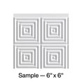 thumbnail image 1 of Fasade Miniquattro Decorative Vinyl Backsplash Panel Sample 6x6 Inch Matte White, 1 of 5