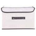 thumbnail image 1 of Organizers and Storage Foldable Storage Box With Lid 2pcs (large + Small) Fabric Storage Box With Lid, Closet Storage Box, Room Organization, Office Storage, Toy Storage Storage Bins On Clearance, 1 of 6