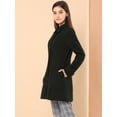 thumbnail image 4 of INSPIRE CHIC Manteau d'Hiver pour Femme à Col Peter Pan, à Simple Boutonnage, 4 of 6