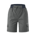 thumbnail image 3 of Shorts Cargo pour Femmes Shorts de Randonnée Confortables avec Poches Idéaux pour les Activités Extérieures d'Été, 3 of 3