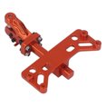 thumbnail image 1 of RC Car Upgrade Parts, Aluminum Alloy Adjustable RC Trailer Hitch Hook Rack  For 1/6 RC Vehicle Orange, 1 of 8