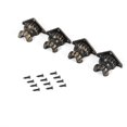 thumbnail image 2 of 4pcs Antique Brass  , Wood Box Decorative Feet Leg Corner Protector Jewelry Chest Box Durable Distinctive Hardware, 2 of 8