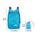 thumbnail image 3 of Lightweight Foldable Outdoor Sports Backpack, Polyester Travel Daypack, Compact Hiking Backpack with Breathable Straps, Water Resistant Packable Backpack for Travel, 3 of 6