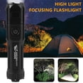 thumbnail image 3 of Rechargeable Tactical Flashlight LED Flashlight 3000 Lumen 3 Modes Zoomable Waterproof with Rechargeable Battery Handheld Flashlight for Camping Hiking Biking Outdoor Activity, 3 of 11